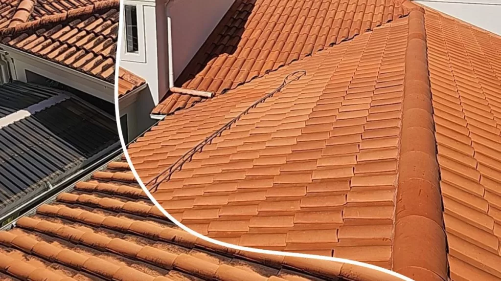 roof cleaning cost sunshine coast before and after