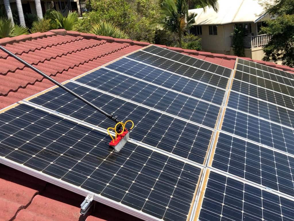 solar panel cleaning